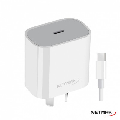 Cargador Usb C Pd 20w Con Cable Nm-cp8