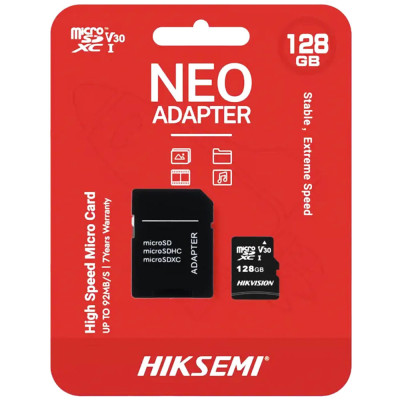 Memoria Micro Sd 128gb Con Adaptador Clase 10 Hs-tf-c1