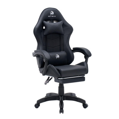 Silla Gamer Netmak Apoya Pies Y Masajeador Nm-sg907